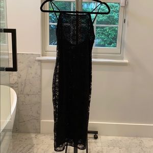 Lace slip dress